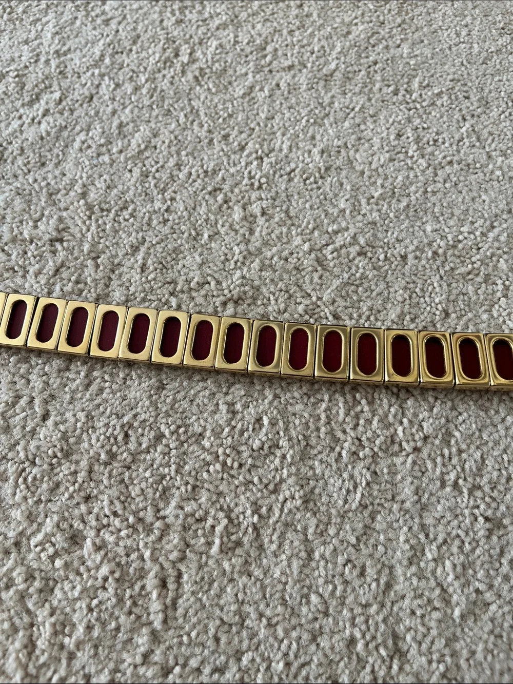 Red/gold belt